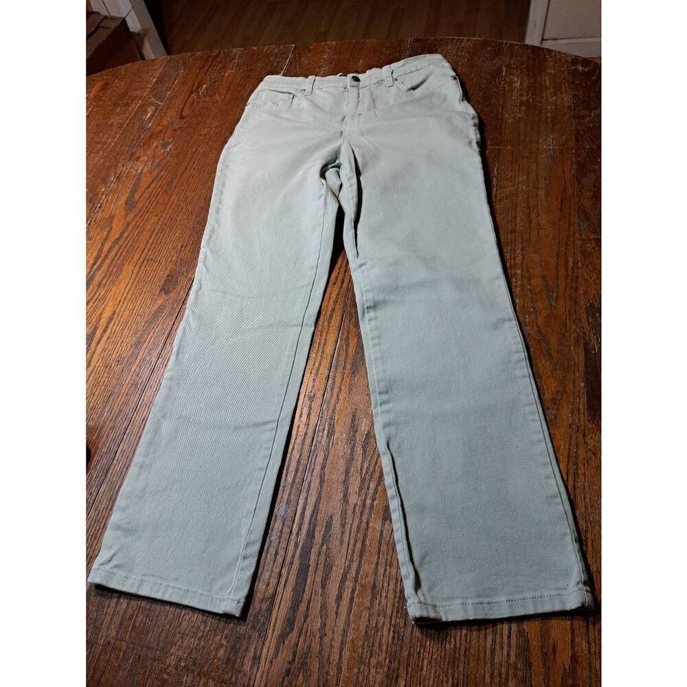 Missy Size 8 Gloria Vanderbilt Grey Amanda Denim Jeans Casual Pants with Pockets